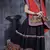 Black and red gamthi hand embroidered cotton traditional dandiya raas garba navratri lehenga for festival