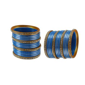 Blue Crystal Bangles And Bracelets 2