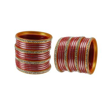 Red Crystal Bangles And Bracelets 2