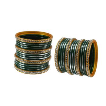 Green Crystal Bangles And Bracelets 2