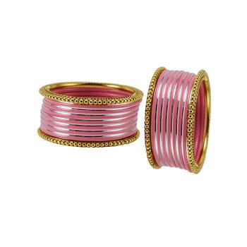 Peach Crystal Bangles And Bracelets 2