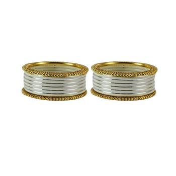 Cream Crystal Bangles And Bracelets 1