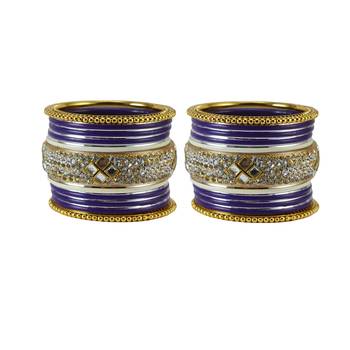 Purple Crystal Bangles And Bracelets 1
