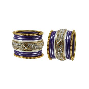 Purple Crystal Bangles And Bracelets 2