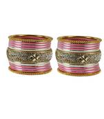 Peach Crystal Bangles And Bracelets