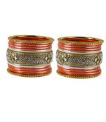 Orange Crystal Bangles And Bracelets