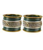 Green Crystal Bangles And Bracelets