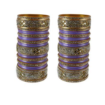 Purple Crystal Bangles And Bracelets 1