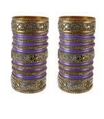 Purple Crystal Bangles And Bracelets