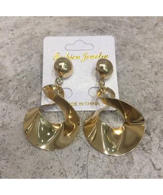 Women Western Designer Antique Jewellery Gold-Plated Alloy Stud Earrings Light Weight Dangle Drop Earring For Girls 1
