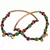 Alluring Red Green Royal Ethnic Brass Payal Anklet