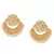 Gold Agate Danglers Drops