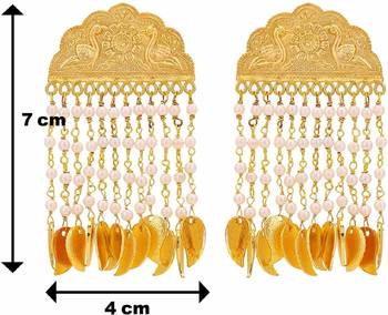 Gold Agate Danglers Drops 2