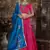 Pink Sequins Embroidered Silk Semi Stitched Bridal Lehenga