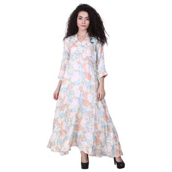 Multicolor Printed Viscose Kurti 1