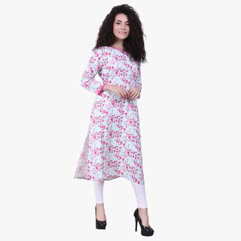 Multicolor Printed Rayon Kurti 2