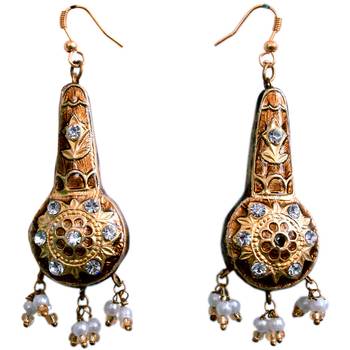 Ethnic Design Lacquer Earrings Fashion Jewellery 1