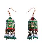 Multi Color Jaipuri Big Bali Style Fashion Earring