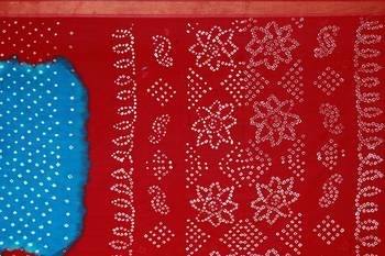 Multicolor hand woven art silk saree with blouse 5