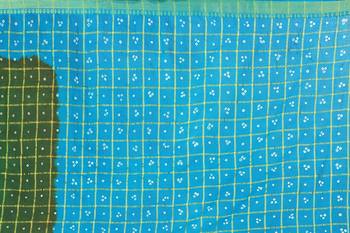 Multicolor hand woven art silk saree with blouse 5
