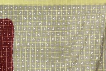 Multicolor hand woven art silk saree with blouse 5