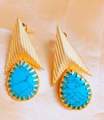 Turquoise Agate Danglers Drops