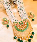 Wedding Exclusive Green Kundan Necklace Sets