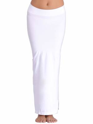 Microfiber White Saree Shapewear 1