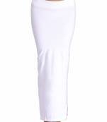 Microfiber White Saree Shapewear