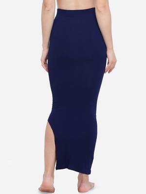 Microfiber Navy Blue Saree Shapewear 3