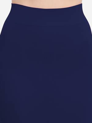 Microfiber Navy Blue Saree Shapewear 4