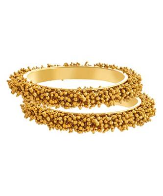 Gold plated Pearl bangles 5