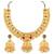 Peacock Inspired Gold Plated Necklace set for women
