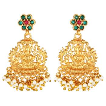 Peacock Inspired Gold Plated Necklace set for women 5
