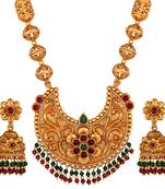 Attractive Pearls Beaded Necklace Set For Women