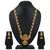 Wedding Wear Opera Style Gold Plated Temple Necklace Set For Women