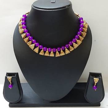 Purple necklaces 1
