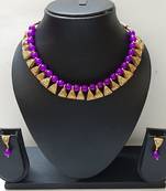 Purple necklaces