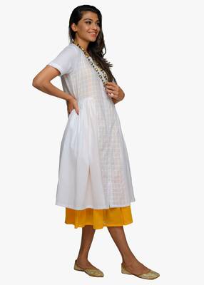White printed cotton kurtas-and-kurtis 3