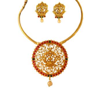 Green ruby   necklace-sets 2