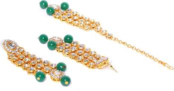 Green cubic zirconia necklace-sets 4