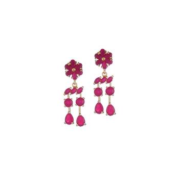Pink Cubic Zirconia Necklaces 5