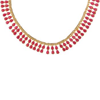Pink Cubic Zirconia Necklaces 4