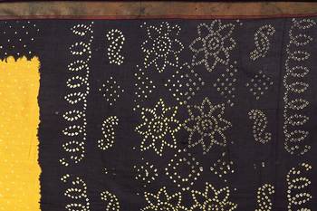 Multicolor hand woven art silk saree with blouse 5