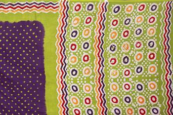 Multicolor hand woven art silk saree with blouse 5
