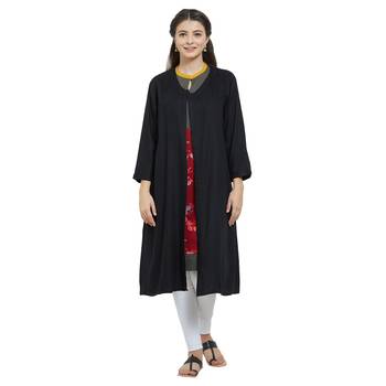Red printed cotton kurtas-and-kurtis 1