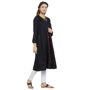 Red printed cotton kurtas-and-kurtis 3