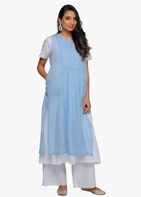 White printed cotton kurtas-and-kurtis 1