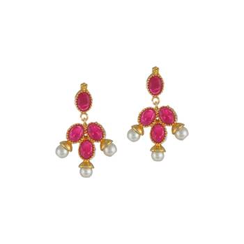 Pink Cubic Zirconia Necklaces 5