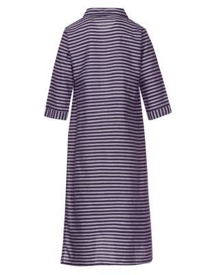 Purple Plain Cotton Kids-Kurtis 2